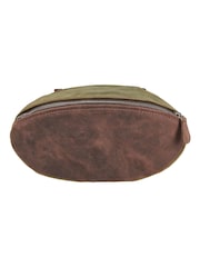 OSPREY LONDON Brown The Rugger Leather Washbag - Image 2 of 4