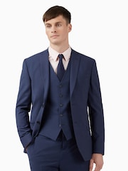Узкий пижамный костюм Ted Baker Tailoring Premium Синий Panama - Image 1 of 7