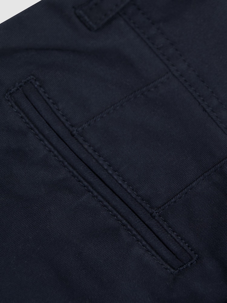 Reiss Navy Pitch Junior Slim Fit Casual Chinos - Image 6 of 6 Reiss Navy Pitch Junior Slim Fit Casual Chinos - Image 6 of 6
