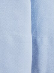 Reiss Blue Gigi Jr Tie Front Linen Midi Skirt - Image 7 of 7
