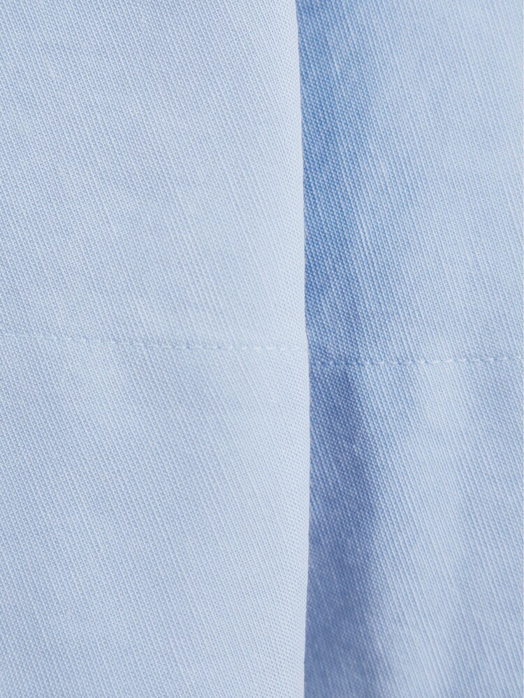 Reiss Blue Gigi Jr Tie Front Linen Midi Skirt - Image 7 of 7