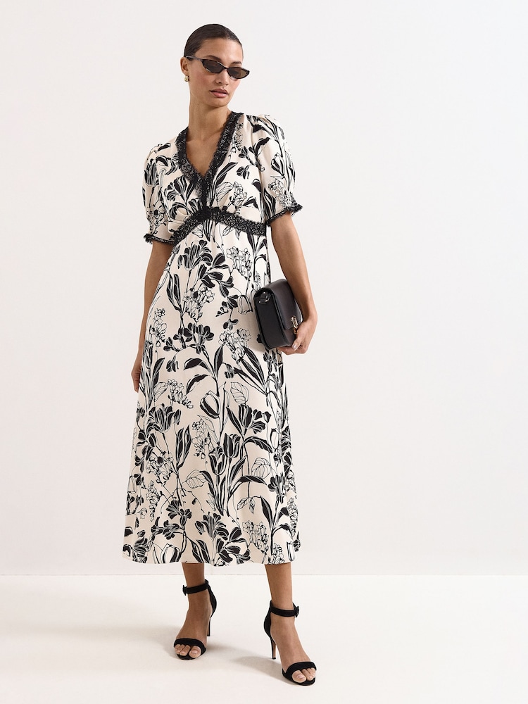 Phase Eight Cream Feyre Slip Dress - Image 1 of 8 Phase Eight Cream Feyre Slip Dress - Image 1 of 8