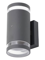 BHS Black Lens 2 Outdoor Wall Light With Photocell Sensor - Image 3 of 3