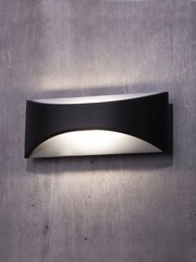 BHS Black Stroud 12W LED Wall Outdoor Light - Image 1 of 5