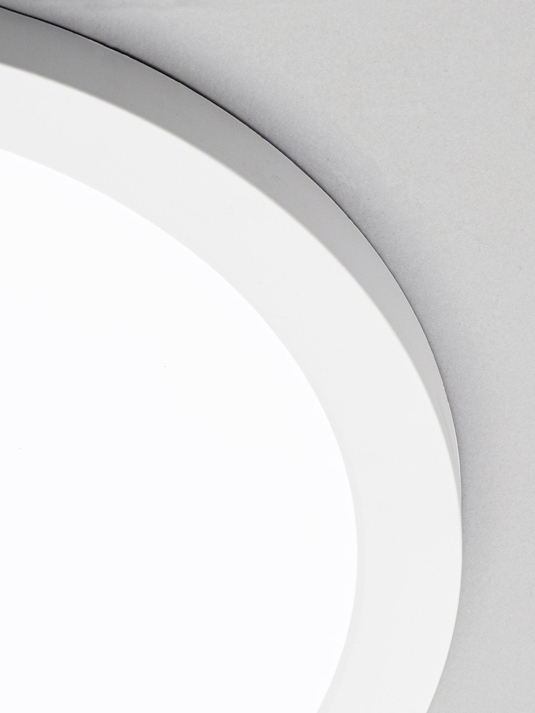 BHS Silver Tauri 24W LED Flush Ceiling Light - Image 2 of 4