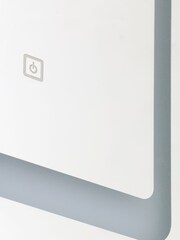 BHS Silver Arte LED 1 Door Bathroom Cabinet - Image 2 of 4