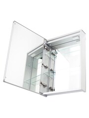 BHS Silver Arte LED 1 Door Bathroom Cabinet - Image 4 of 4
