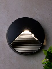 BHS Black Breez Round LED Brick Outdoor Light - Image 1 of 4