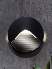 BHS Black Breez Round LED Brick Outdoor Light - Image 2 of 4