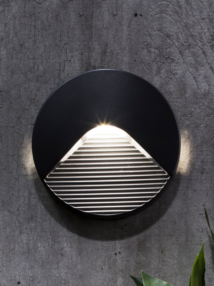 BHS Black Breez Round LED Brick Outdoor Light - Image 2 of 4