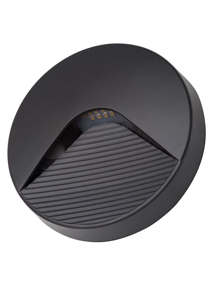 BHS Black Breez Round LED Brick Outdoor Light - Image 4 of 4