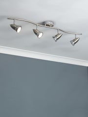 BHS Silver 4 Light Spotlight - Image 2 of 7