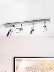 Silver BHS Scorpius Spotlight Ceiling Light - Image 1 of 3