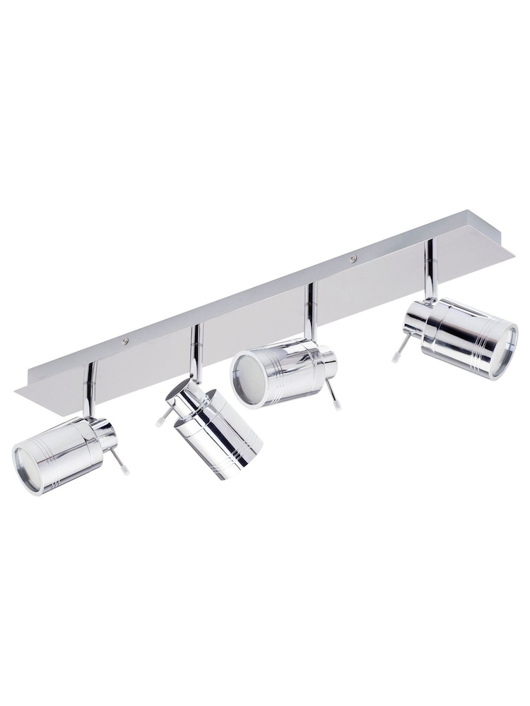Silver BHS Scorpius Spotlight Ceiling Light - Image 3 of 3 Silver BHS Scorpius Spotlight Ceiling Light - Image 3 of 3