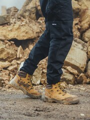 Amblers Safety Brown 308C Metal Free Safety Boots - Image 1 of 6