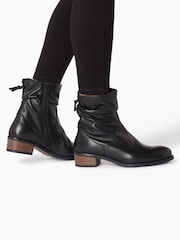 Dune London Wide Fit Paxan Buckle Detail Heeled Ankle Boots - Image 1 of 8
