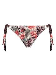 Hunkemöller Brown Animalia Rose Bikini Bottoms - Image 4 of 5