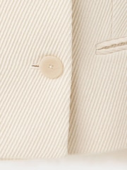 Mango Cream Short Double Breasted Blazer - Image 7 of 7