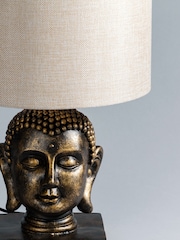 BHS Gold Buddha Table Lamp - Image 2 of 4