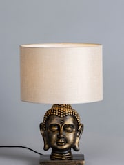 BHS Gold Buddha Table Lamp - Image 3 of 4