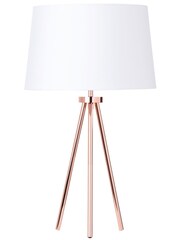 BHS Copper Tristan Large Table Lamp - Image 4 of 4