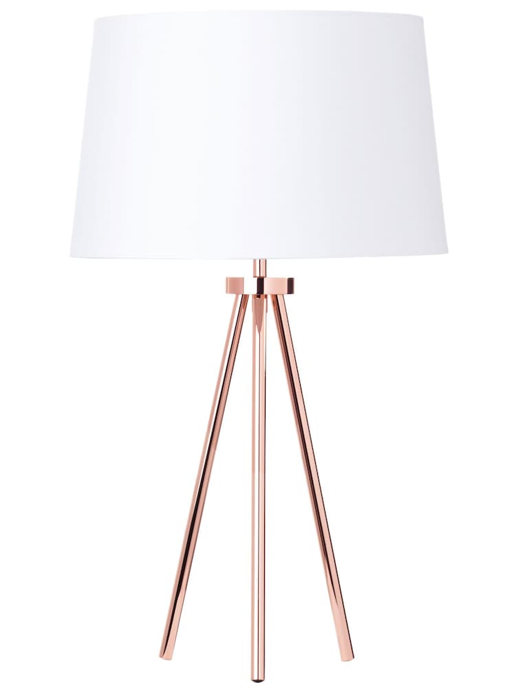 BHS Copper Tristan Large Table Lamp - Image 4 of 4