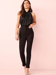 Black Shapewear Skinny Trousers - Image 1 of 5