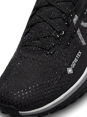 Nike Black React Pegasus Trail 4 Gore-Tex Running Trainers - Image 10 of 15
