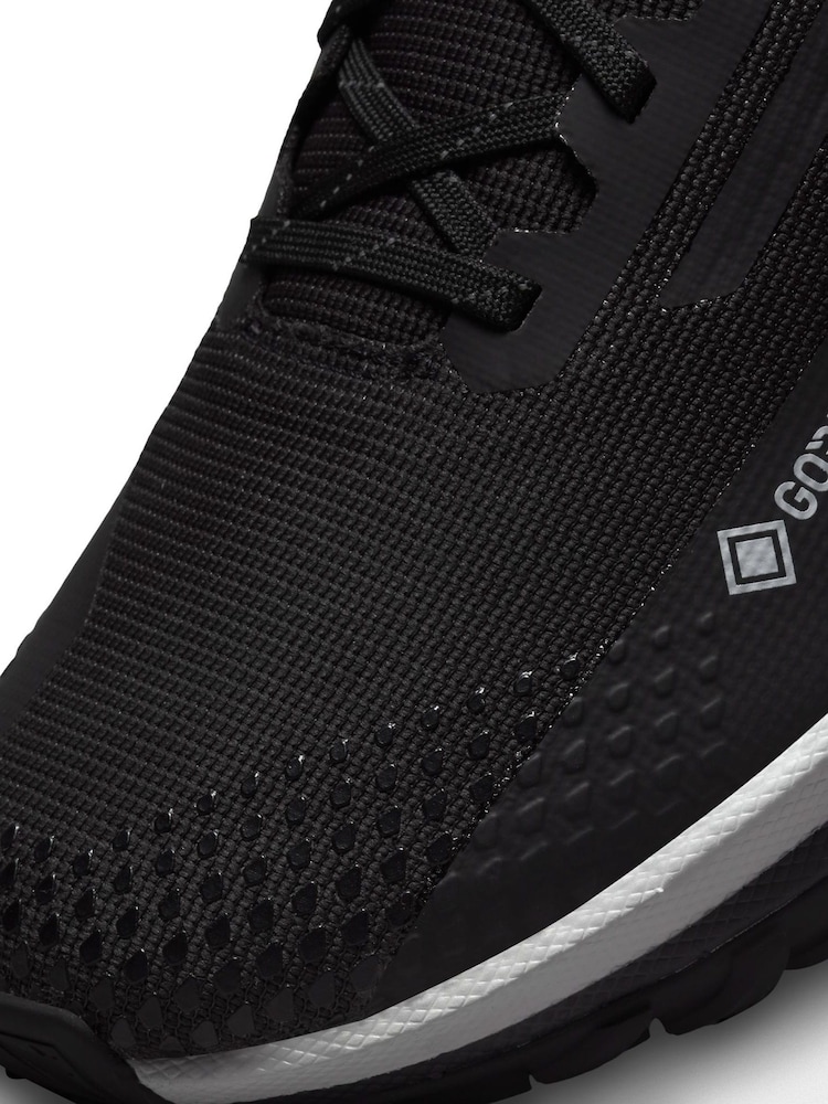 Nike Black React Pegasus Trail 4 Gore-Tex Running Trainers - Image 12 of 15