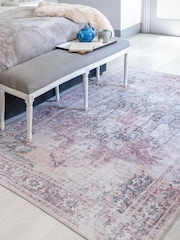 Asiatic Rugs Red Kaya Lila Washable Rug - Image 1 of 5