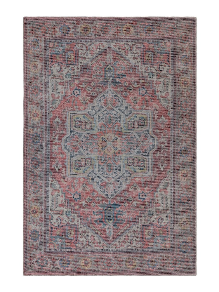Asiatic Rugs Red Kaya Iman Washable Rug - Image 1 of 4