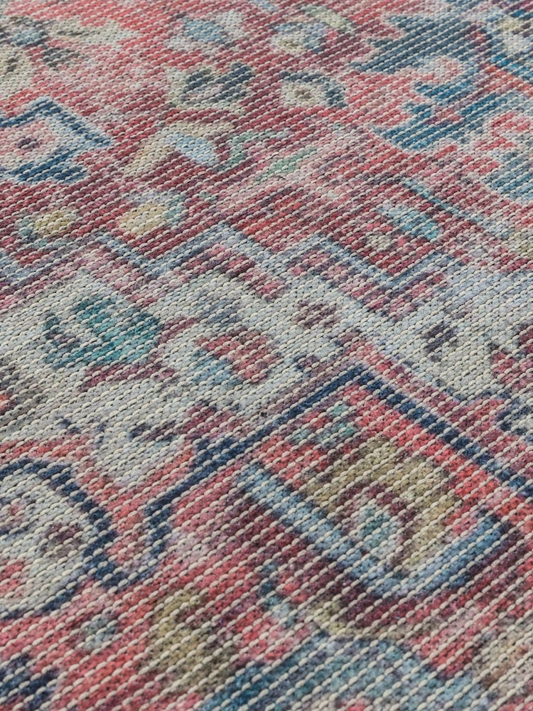 Asiatic Rugs Red Kaya Iman Washable Rug - Image 4 of 4