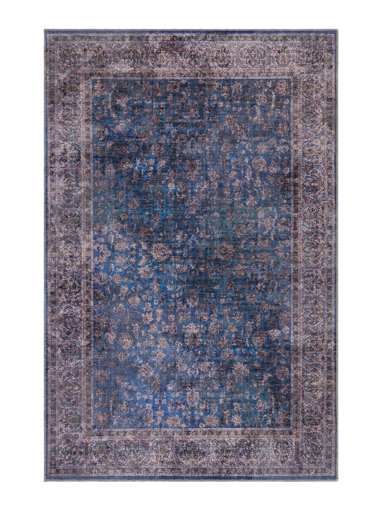 Asiatic Rugs Blue Kaya Ava Washable Rug - Image 2 of 5 Asiatic Rugs Blue Kaya Ava Washable Rug - Image 2 of 5