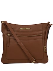 Pure Luxuries London Lewes Leather Cross-Body Bag - Image 2 of 5