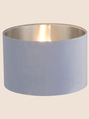 Searchlight Josie Light Blue Velvet Easy Fit Shade - Image 2 of 3