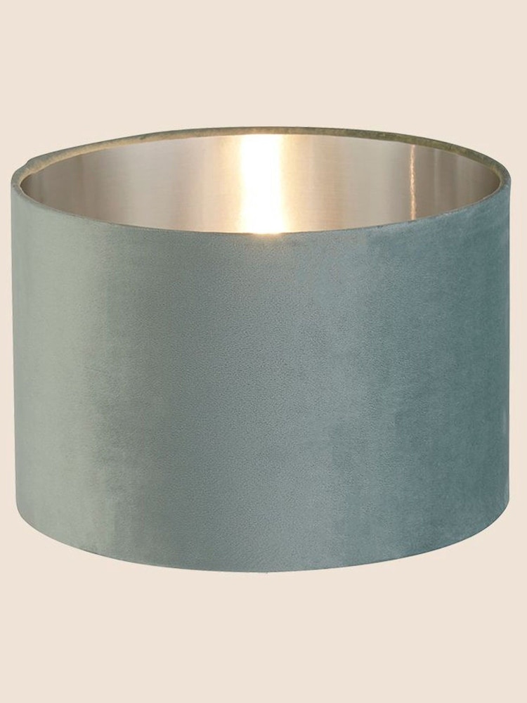 Searchlight Josie Sage Green Velvet Easy Fit Shade - Image 2 of 3