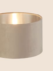 Searchlight Josie Taupe Velvet Easy Fit Shade - Image 3 of 3
