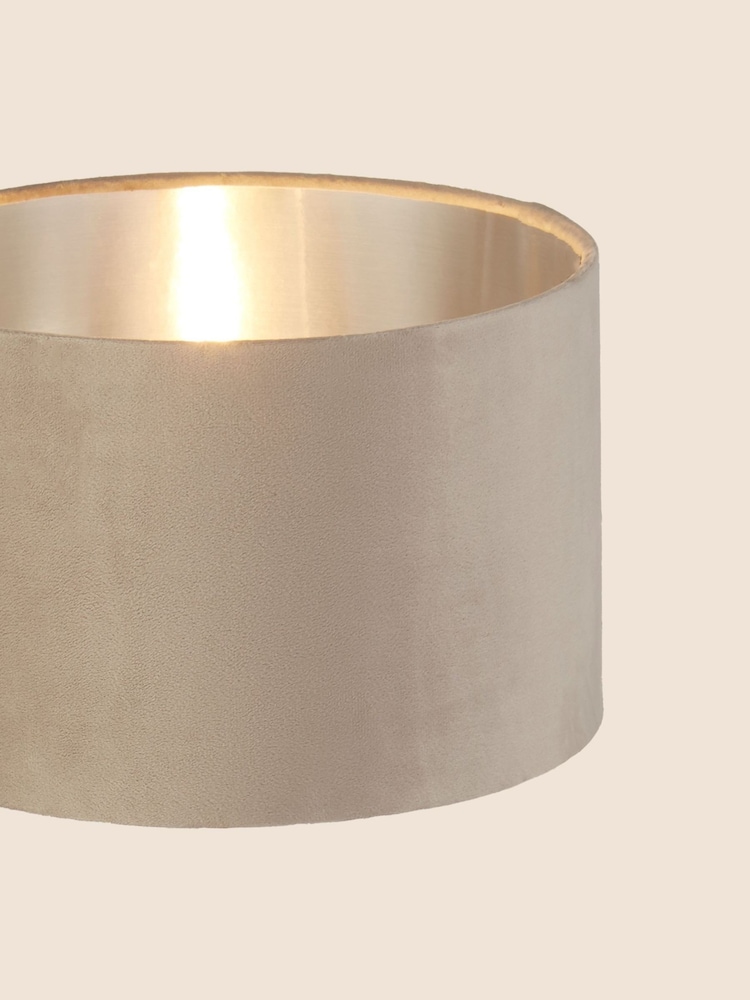 Searchlight Josie Taupe Velvet Easy Fit Shade - Image 3 of 3