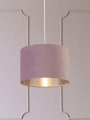 Searchlight Josie Lilac Purple Velvet Easy Fit Shade - Image 1 of 3