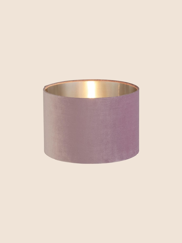 Searchlight Josie Lilac Purple Velvet Easy Fit Shade - Image 2 of 3