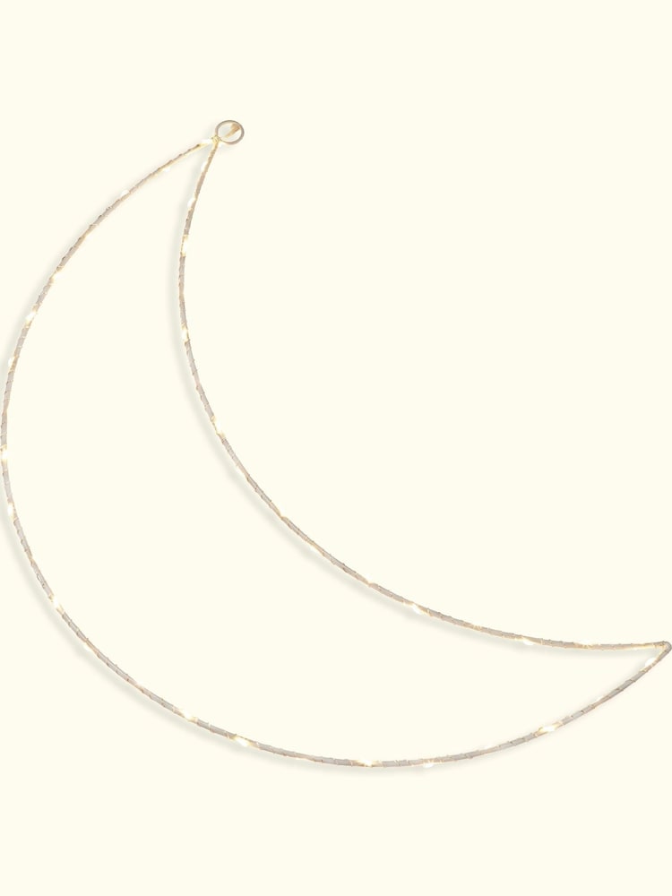 Searchlight LED Moon Shaped Wall Hanging Light - Image 2 of 3