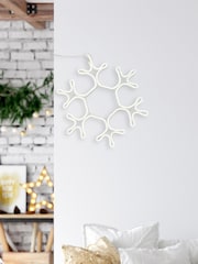 Searchlight Christmas LED Neon Snowflake Light - Image 1 of 3