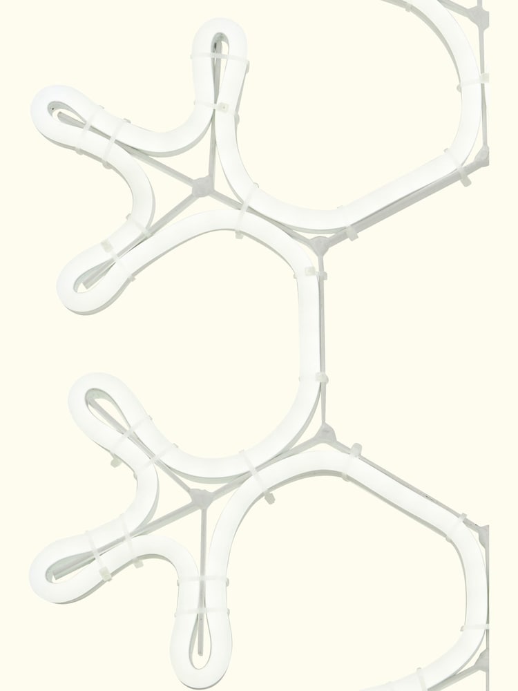 Searchlight Christmas LED Neon Snowflake Light - Image 3 of 3