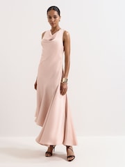 Phase Eight Pink Thyra Satin Dress - Image 1 of 7