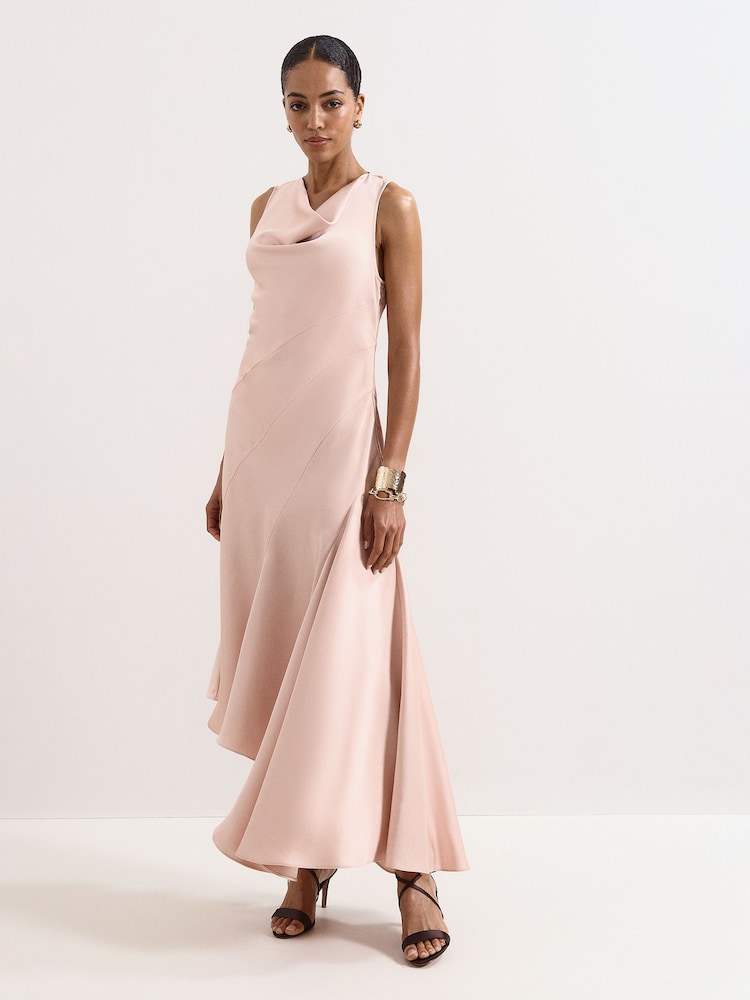 Phase Eight Pink Thyra Satin Dress - Image 1 of 7 Phase Eight Pink Thyra Satin Dress - Image 1 of 7