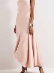 Phase Eight Pink Thyra Satin Dress - Image 5 of 7