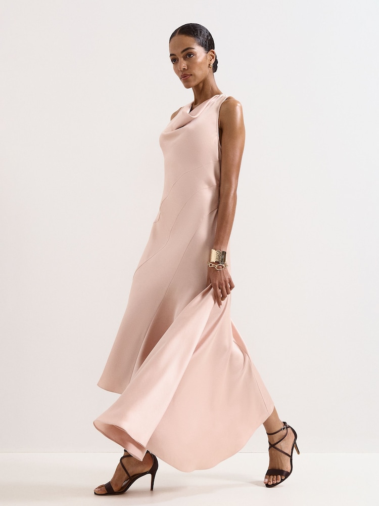 Phase Eight Pink Thyra Satin Dress - Image 7 of 7 Phase Eight Pink Thyra Satin Dress - Image 7 of 7