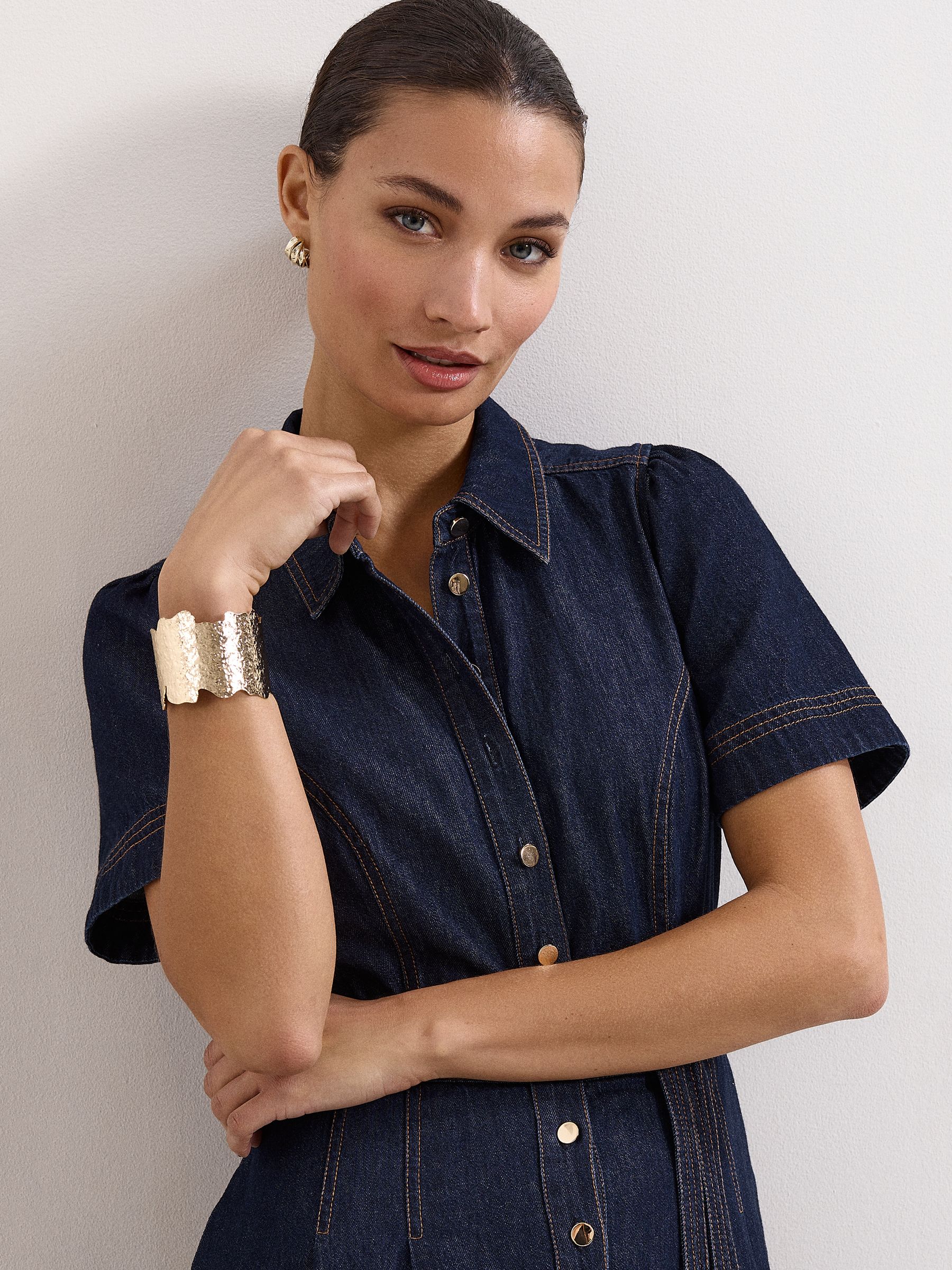 Buy Phase Eight Blue Aven Denim Dress from Next USA