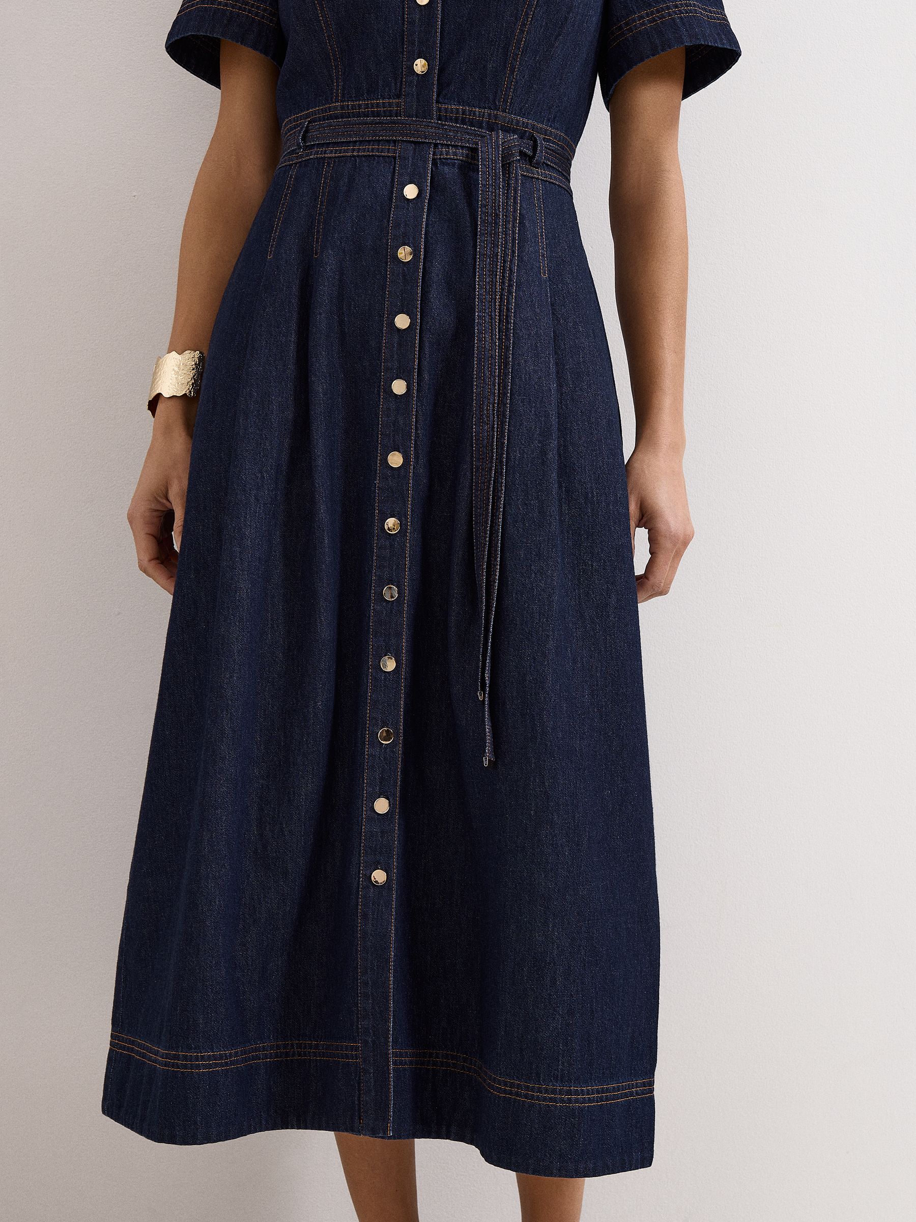 Buy Phase Eight Blue Aven Denim Dress from Next USA