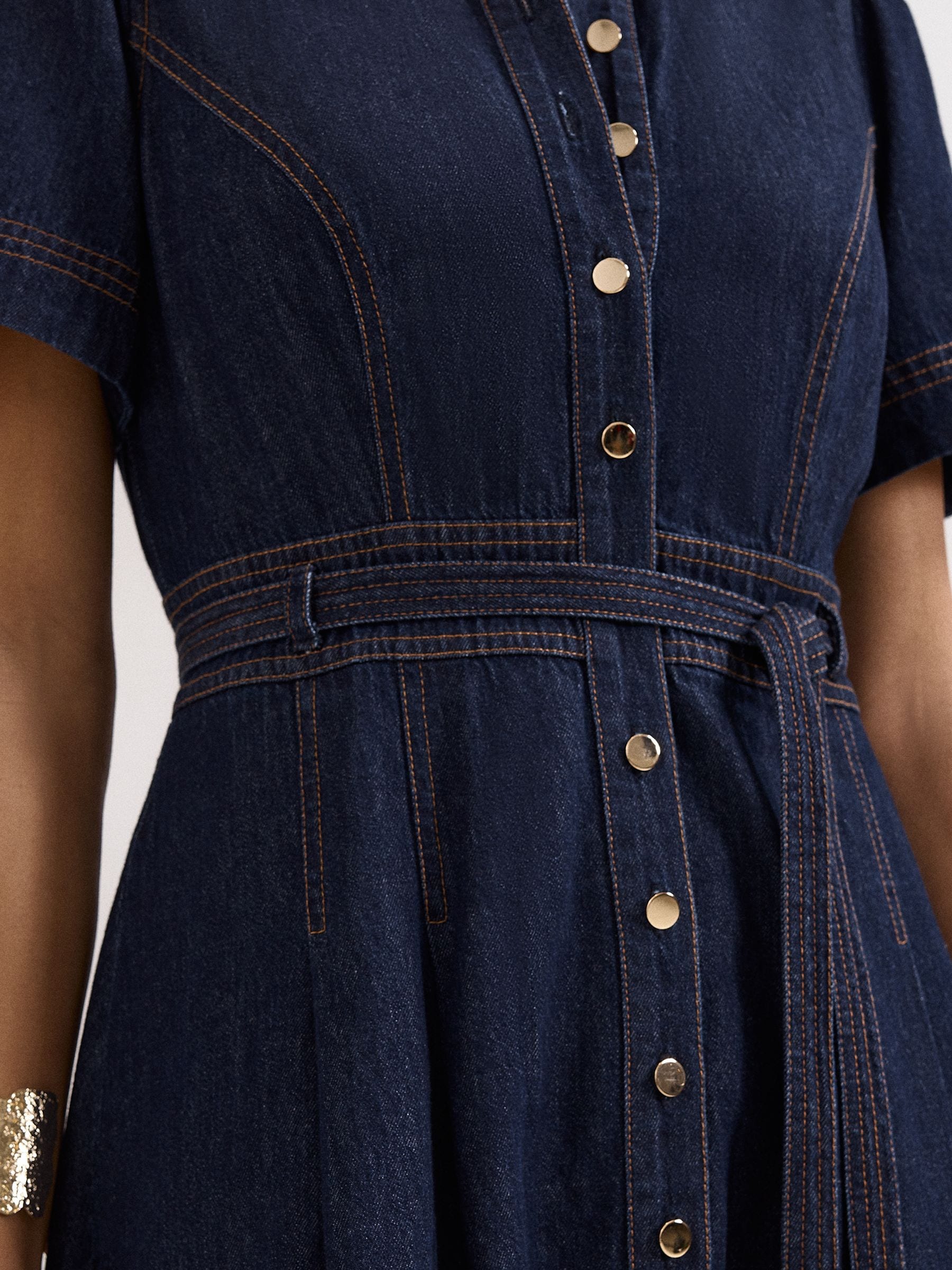 Buy Phase Eight Blue Aven Denim Dress from Next USA